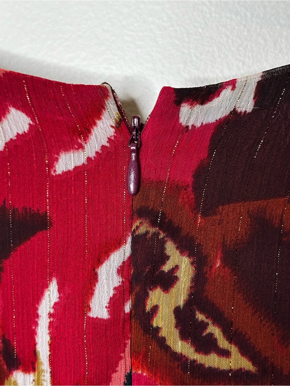 Halogen Floral Paisley Maxi Dress Size 1 ( L) - Picture 7 of 9